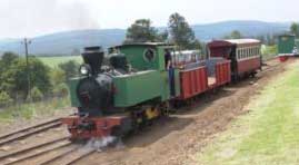 Ride in this vintage steamtrain along the historic railwayline Paton wrote about!