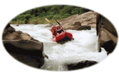 The more exciting type of rafting down the Umkomaas